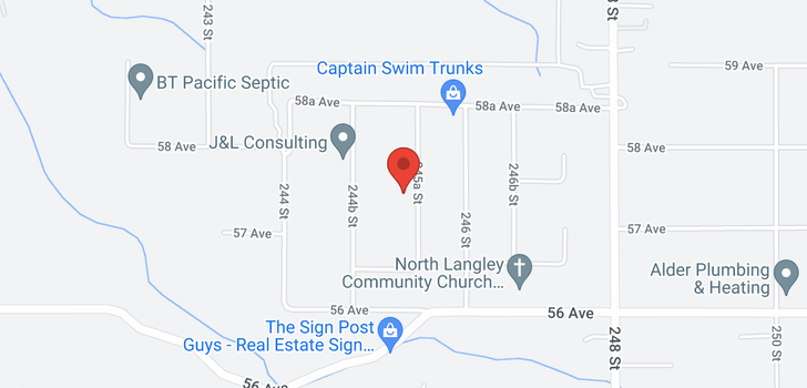 map of 5759 245A STREET